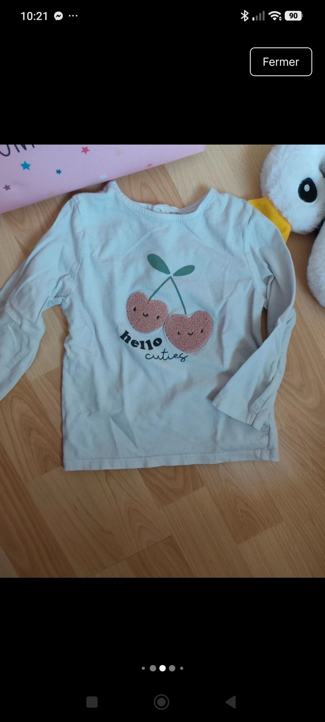Lot 5 T-shirts met lange mouwen 24 maanden – photo 4